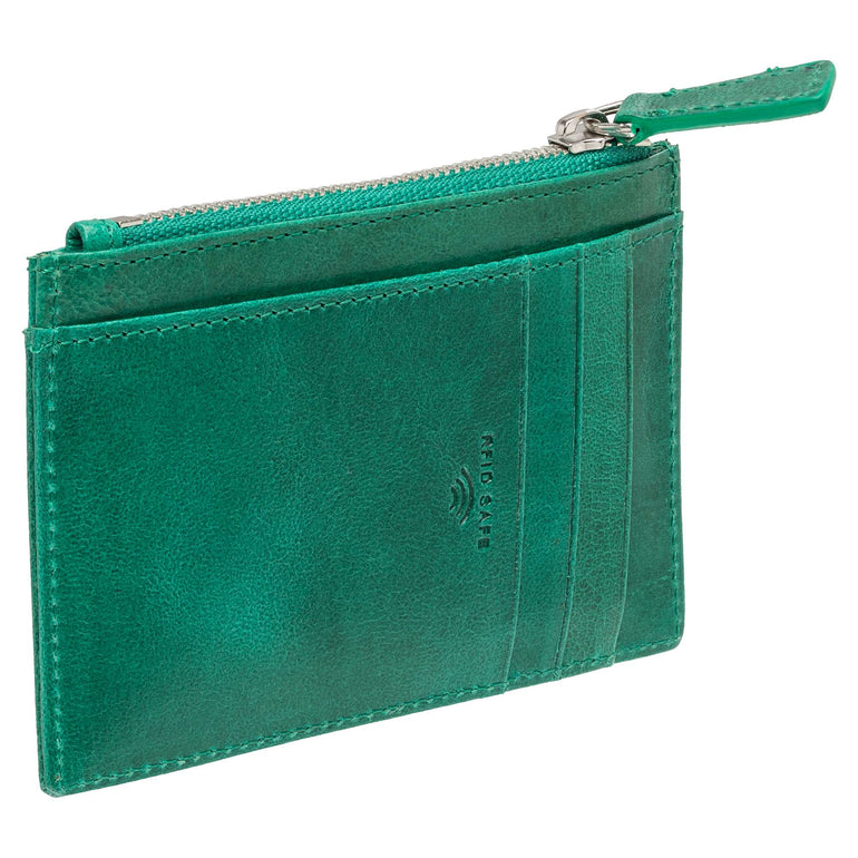 Mancini  South Beach RFID Secure Card Case and Coin Pocket