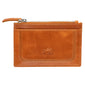 Mancini  South Beach RFID Secure Card Case and Coin Pocket - Tan