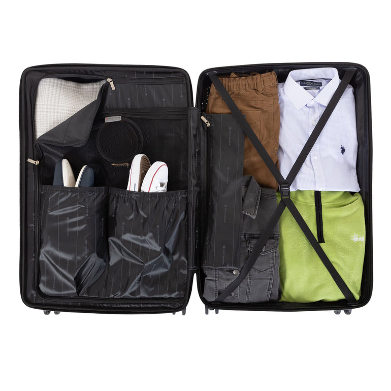 Air Canada Milan 3 Piece Hardside Expandable Luggage Set