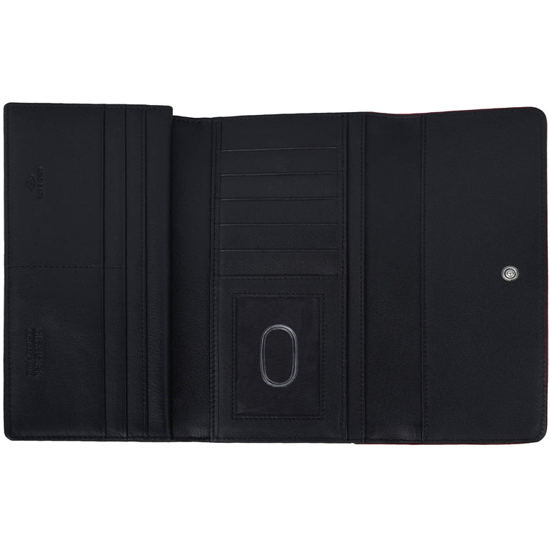 Mancini Sonoma Women’s Quad fold Wallet with Enhanced RFID Protection