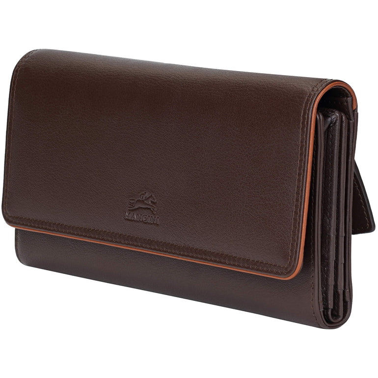 Mancini Sonoma Women’s Quad fold Wallet with Enhanced RFID Protection