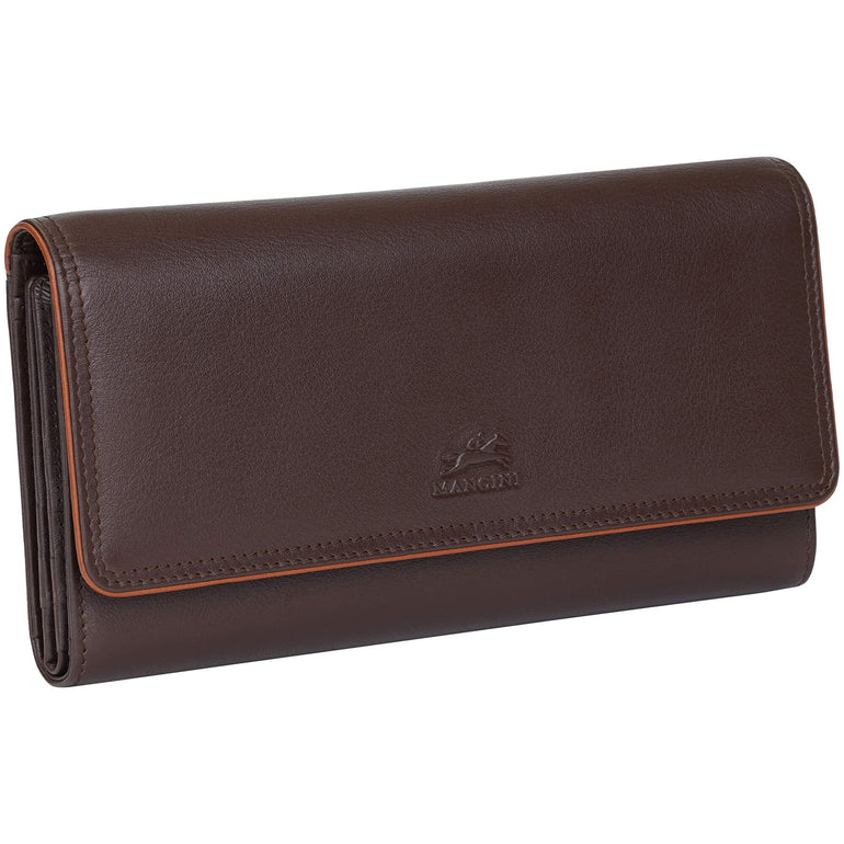 Mancini Sonoma Women’s Quad fold Wallet with Enhanced RFID Protection