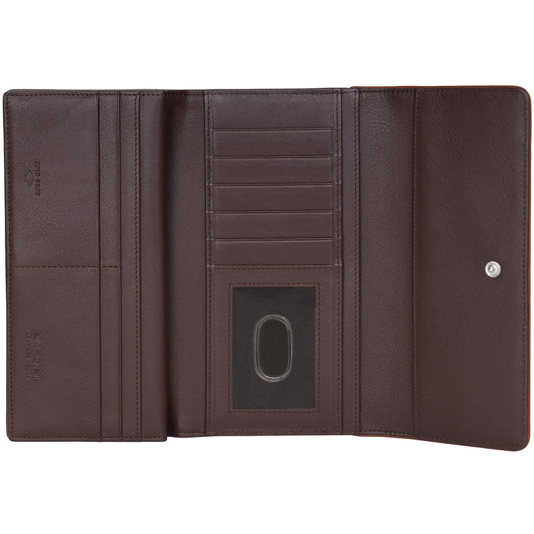 Mancini Sonoma Women’s Quad fold Wallet with Enhanced RFID Protection