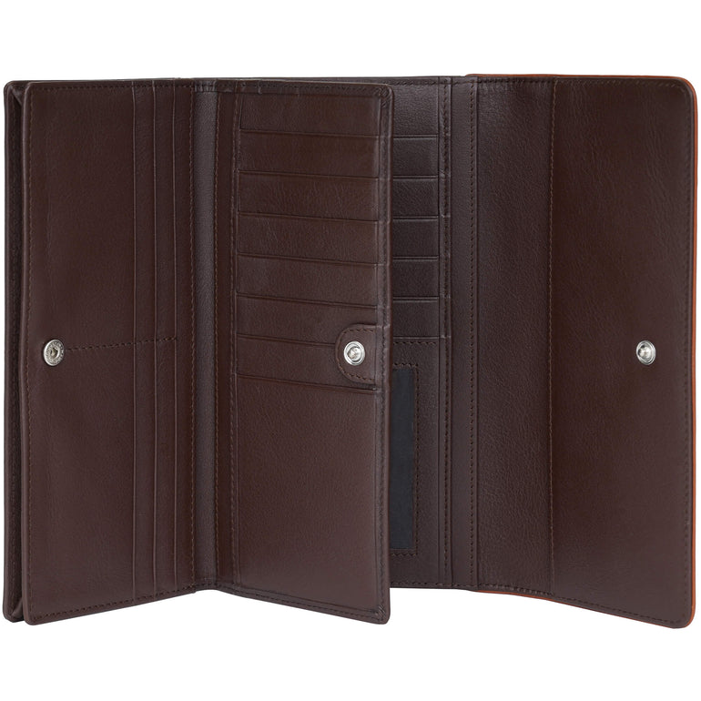 Mancini Sonoma Women’s Quad fold Wallet with Enhanced RFID Protection