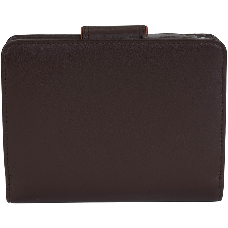 Mancini Sonoma Women’s Medium Clutch Wallet with Enhanced RFID Protection