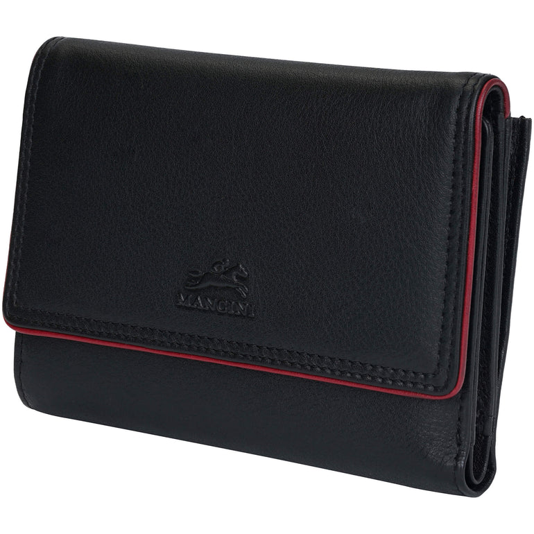 Mancini Sonoma Women’s Medium Clutch Wallet with Enhanced RFID Protection