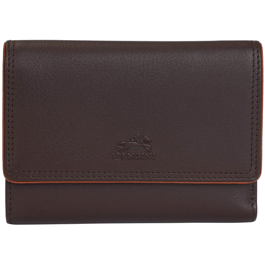 Mancini Sonoma Women’s Medium Clutch Wallet with Enhanced RFID Protection