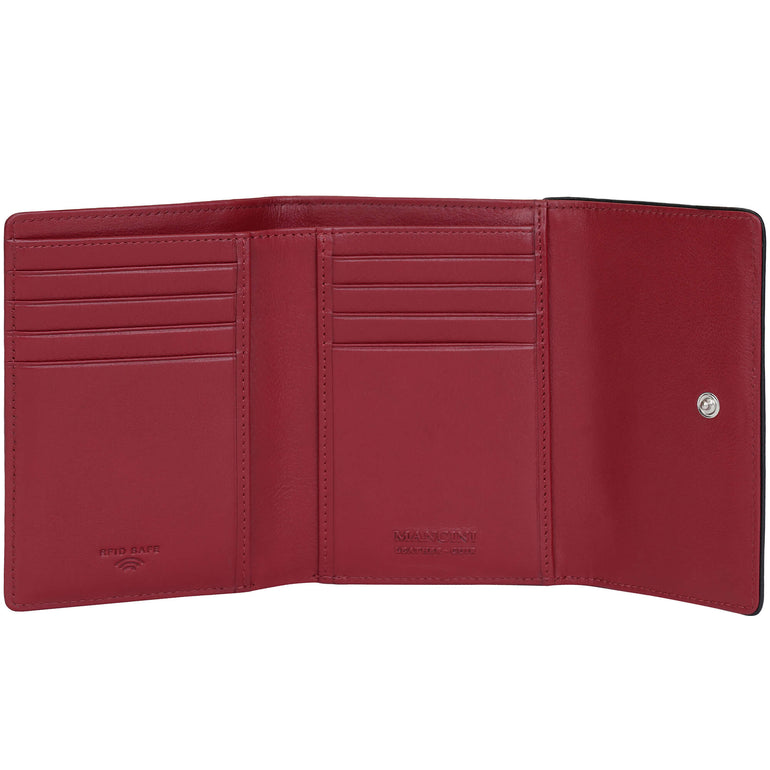 Mancini Sonoma Women’s Medium Clutch Wallet with Enhanced RFID Protection