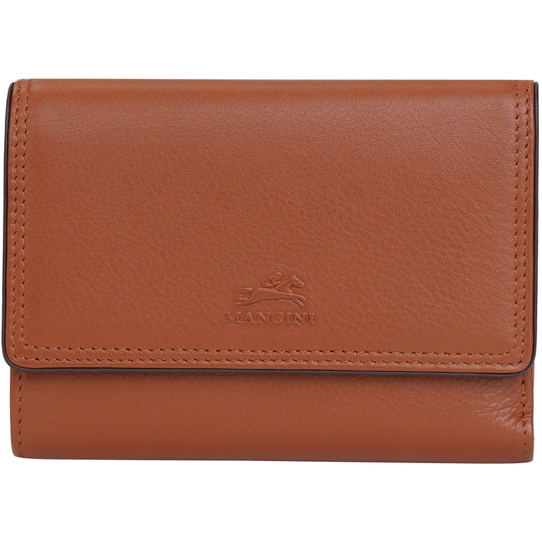 Mancini Sonoma Women’s Medium Clutch Wallet with Enhanced RFID Protection