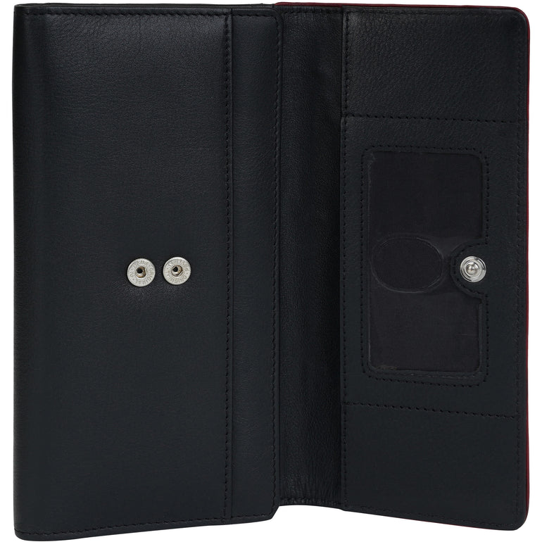 Mancini Sonoma Women’s Medium Clutch Wallet with Enhanced RFID Protection