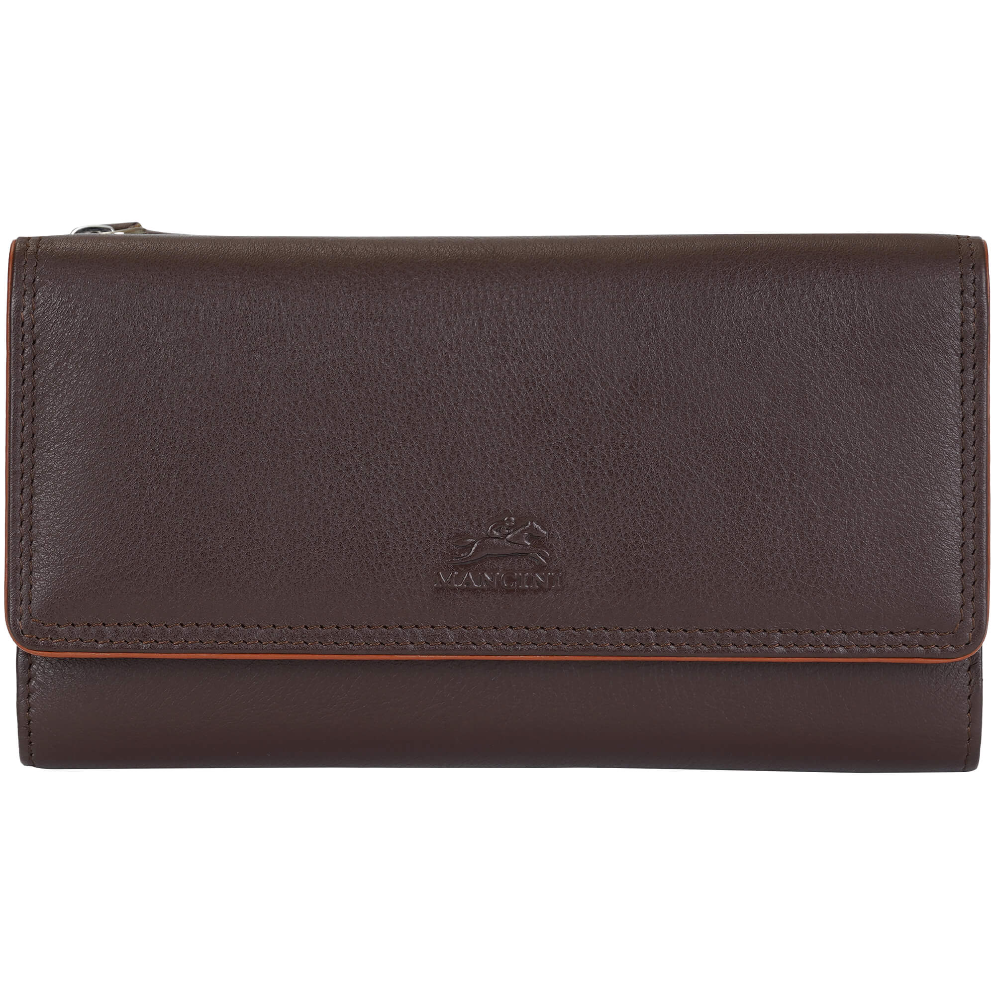 Mancini Sonoma Women’s Medium Clutch Wallet with Enhanced RFID Protection