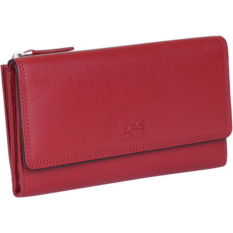 Mancini Sonoma Women’s Medium Clutch Wallet with Enhanced RFID Protection