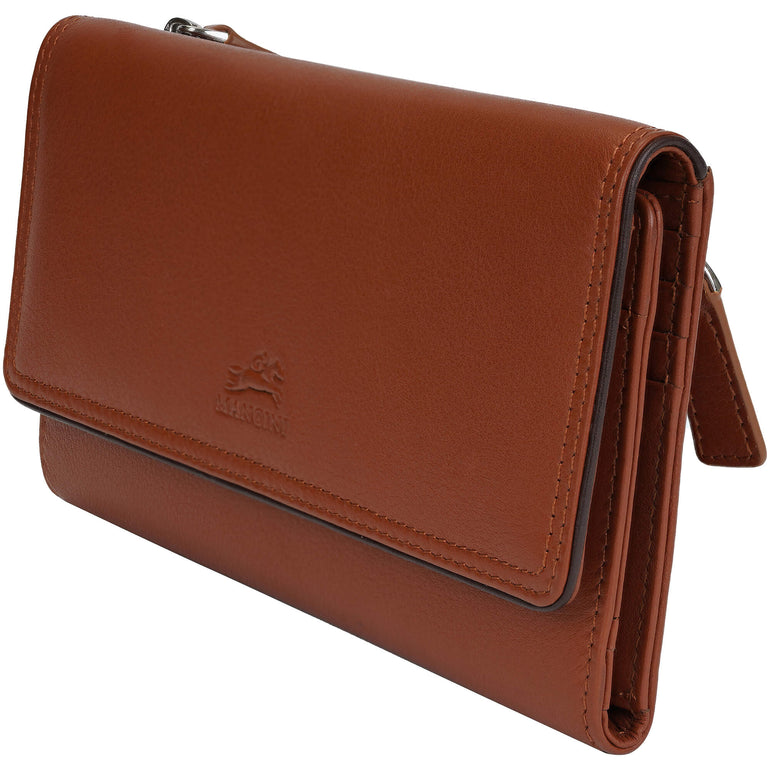 Mancini Sonoma Women’s Medium Clutch Wallet with Enhanced RFID Protection