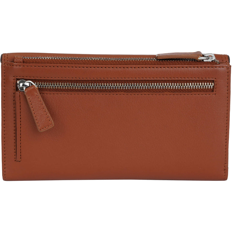 Mancini Sonoma Women’s Medium Clutch Wallet with Enhanced RFID Protection