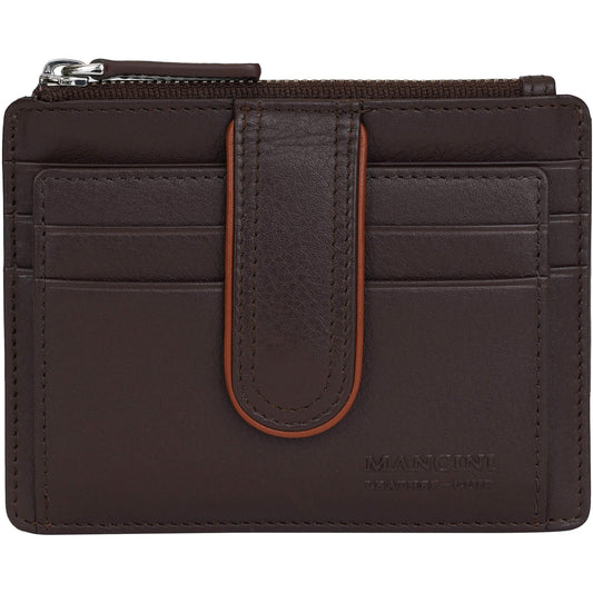 Mancini Sonoma Women’s Card Case with Enhanced RFID Protection