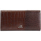 Mancini Croco2 Women’s Trifold Wallet with Enhanced RFID Security