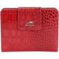 Mancini Croco2 Women’s Medium Clutch Wallet with Enhanced RFID Protection