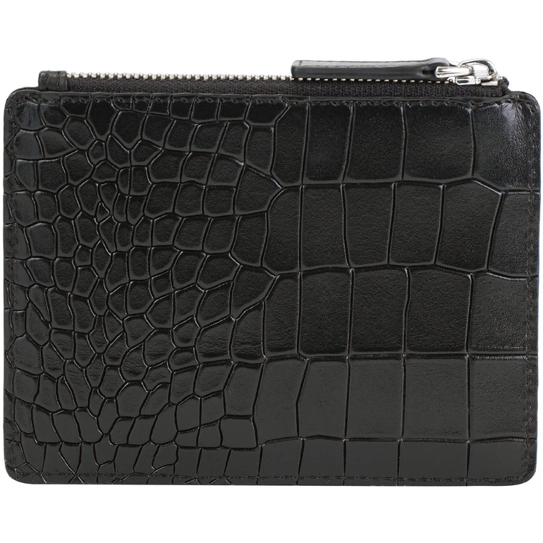 Mancini Croco2 Women’s Card Case with Enhanced RFID Protection