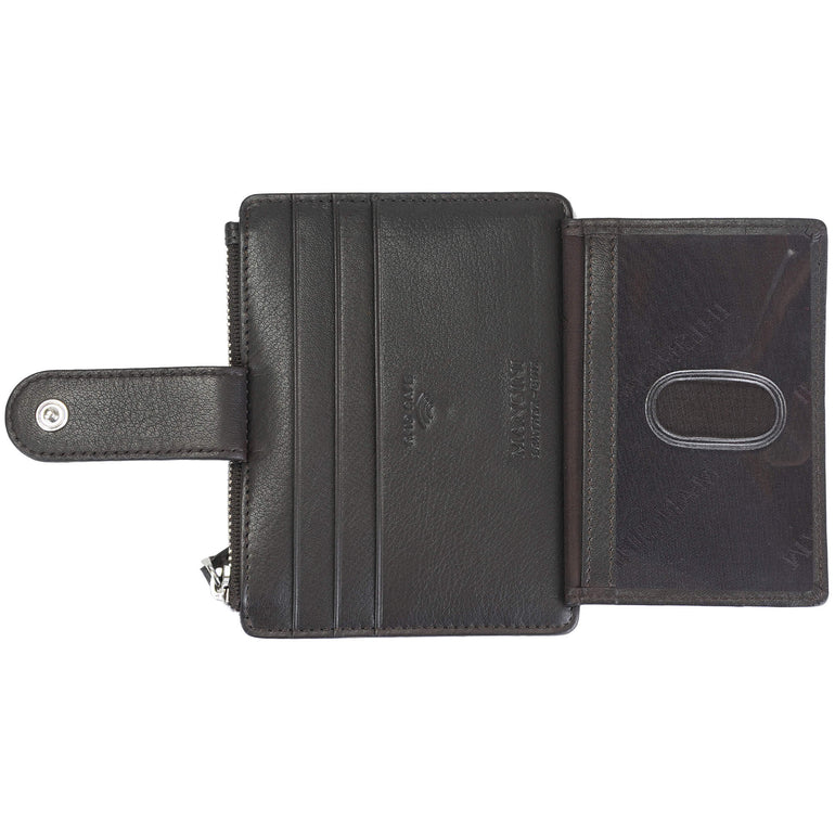 Mancini Croco2 Women’s Card Case with Enhanced RFID Protection