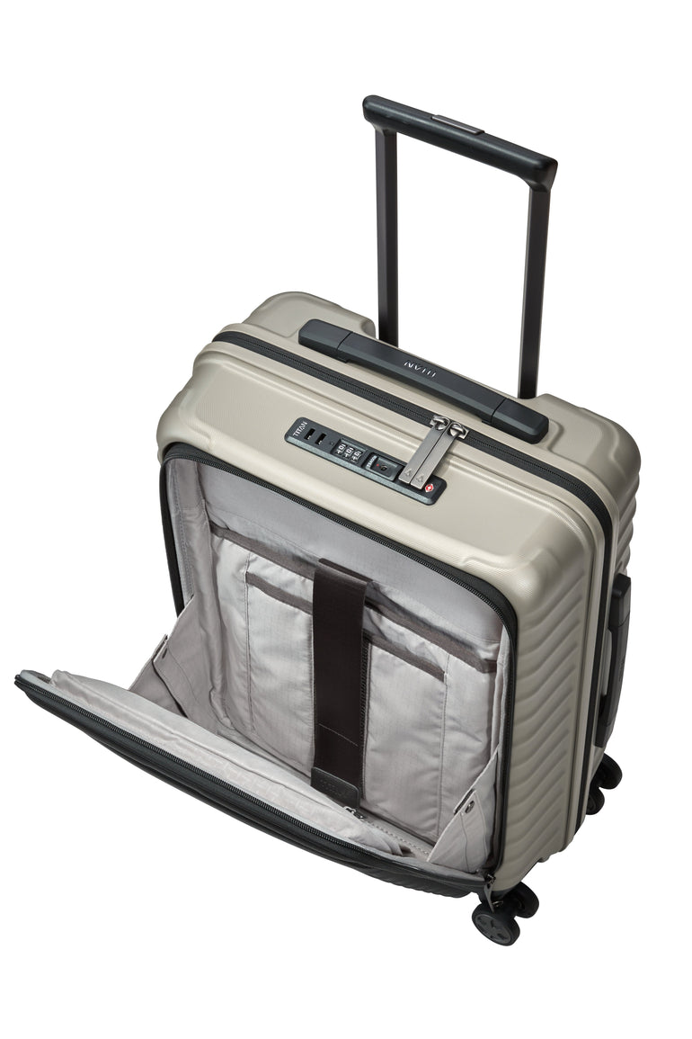 Titan LITRON Trolley S with Front Pocket Carry-On Luggage
