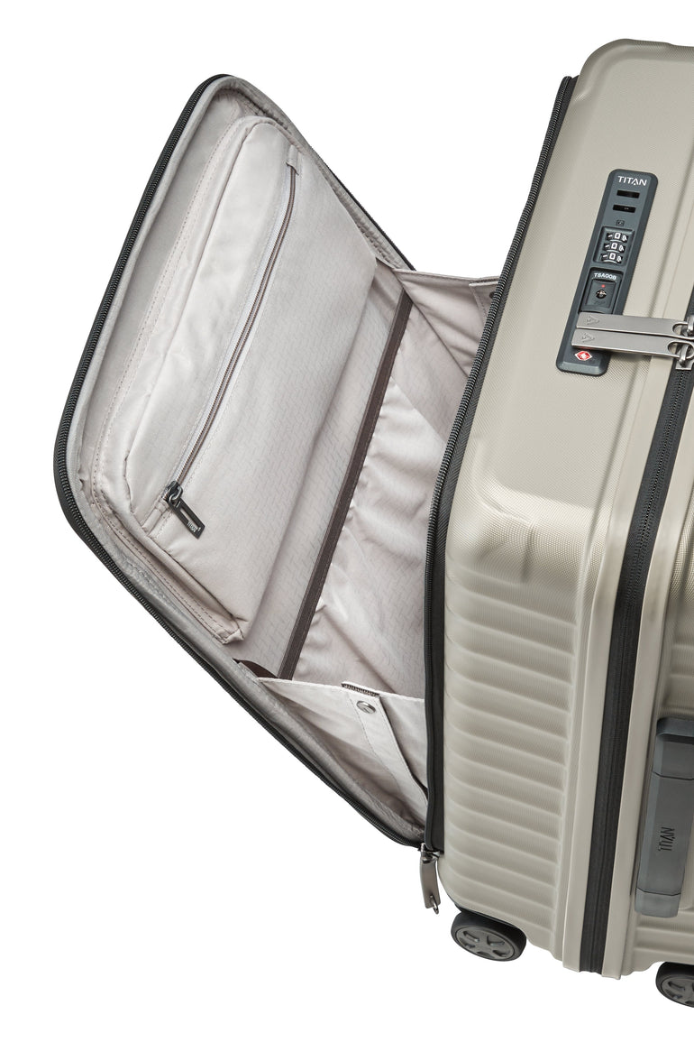 Titan LITRON Trolley S with Front Pocket Carry-On Luggage