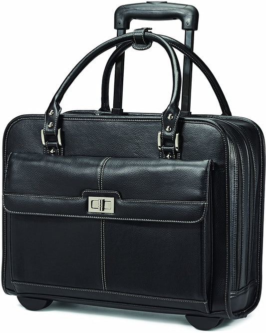 Samsonite Ladies 15.6" Laptop Wheeled Mobile Office Case - Black