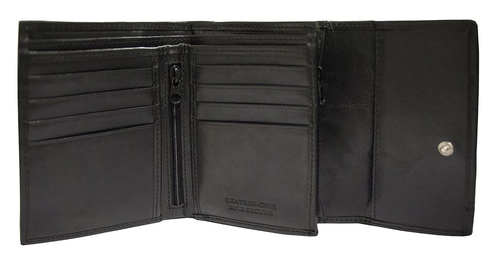 Mancini CASABLANCA Ladies' RFID Secure Small Clutch Wallet