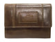 Mancini CASABLANCA Ladies' RFID Secure Small Clutch Wallet - Brown