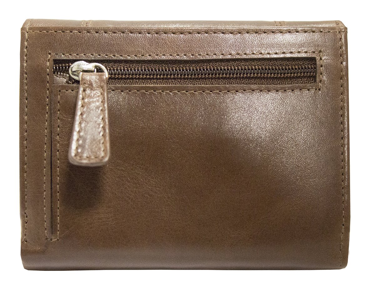 Mancini CASABLANCA Ladies' RFID Secure Small Clutch Wallet