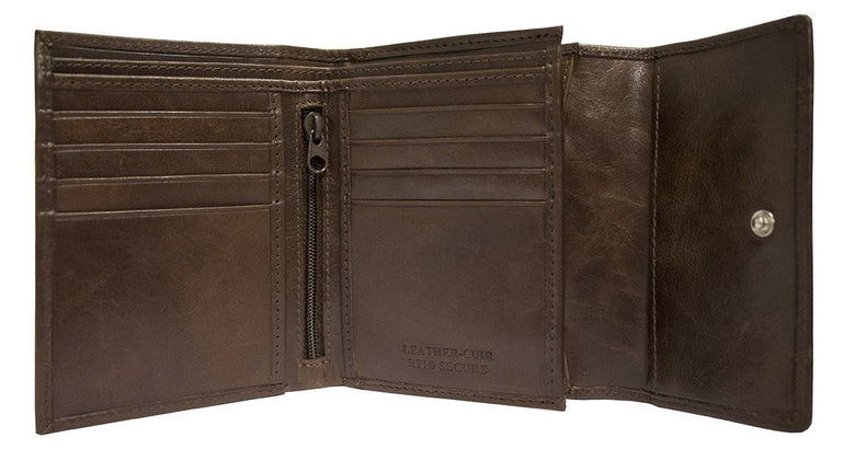 Mancini CASABLANCA Ladies' RFID Secure Small Clutch Wallet