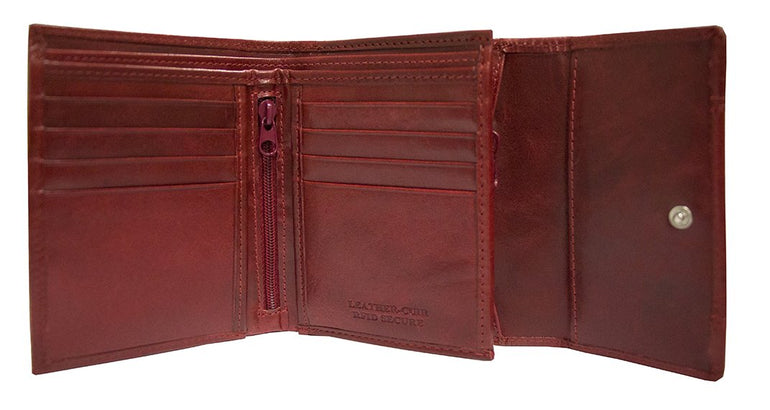Mancini CASABLANCA Ladies' RFID Secure Small Clutch Wallet