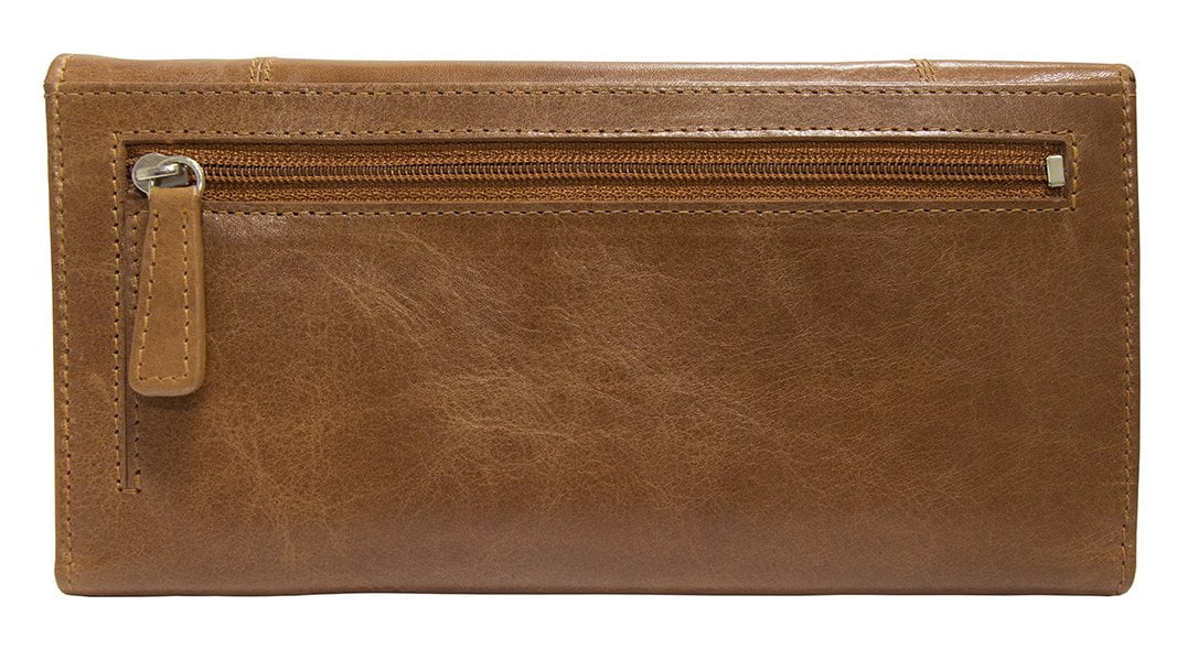 Mancini CASABLANCA Ladies' RFID Secure Trifold Wallet