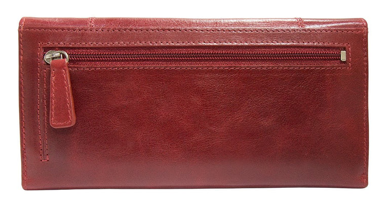 Mancini CASABLANCA Ladies' RFID Secure Trifold Wallet