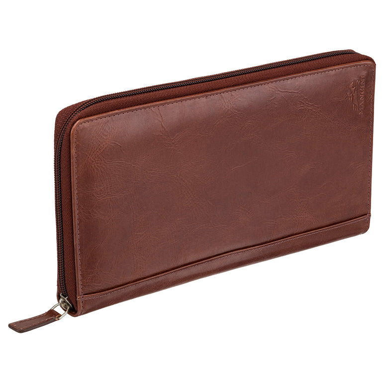 Mancini CASABLANCA RFID Secure Deluxe Passport / Travel Organizer