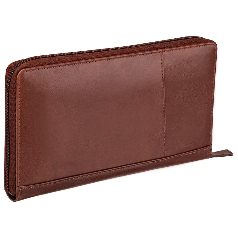 Mancini CASABLANCA RFID Secure Deluxe Passport / Travel Organizer