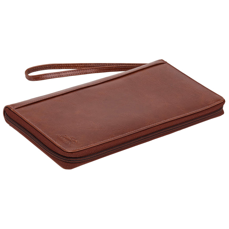 Mancini CASABLANCA RFID Secure Deluxe Passport / Travel Organizer