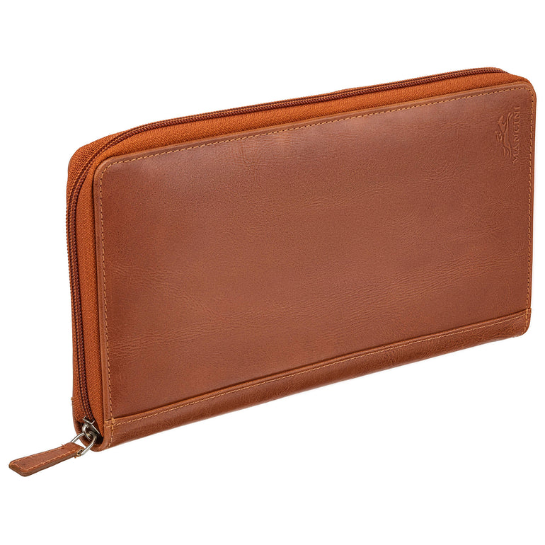 Mancini CASABLANCA RFID Secure Deluxe Passport / Travel Organizer