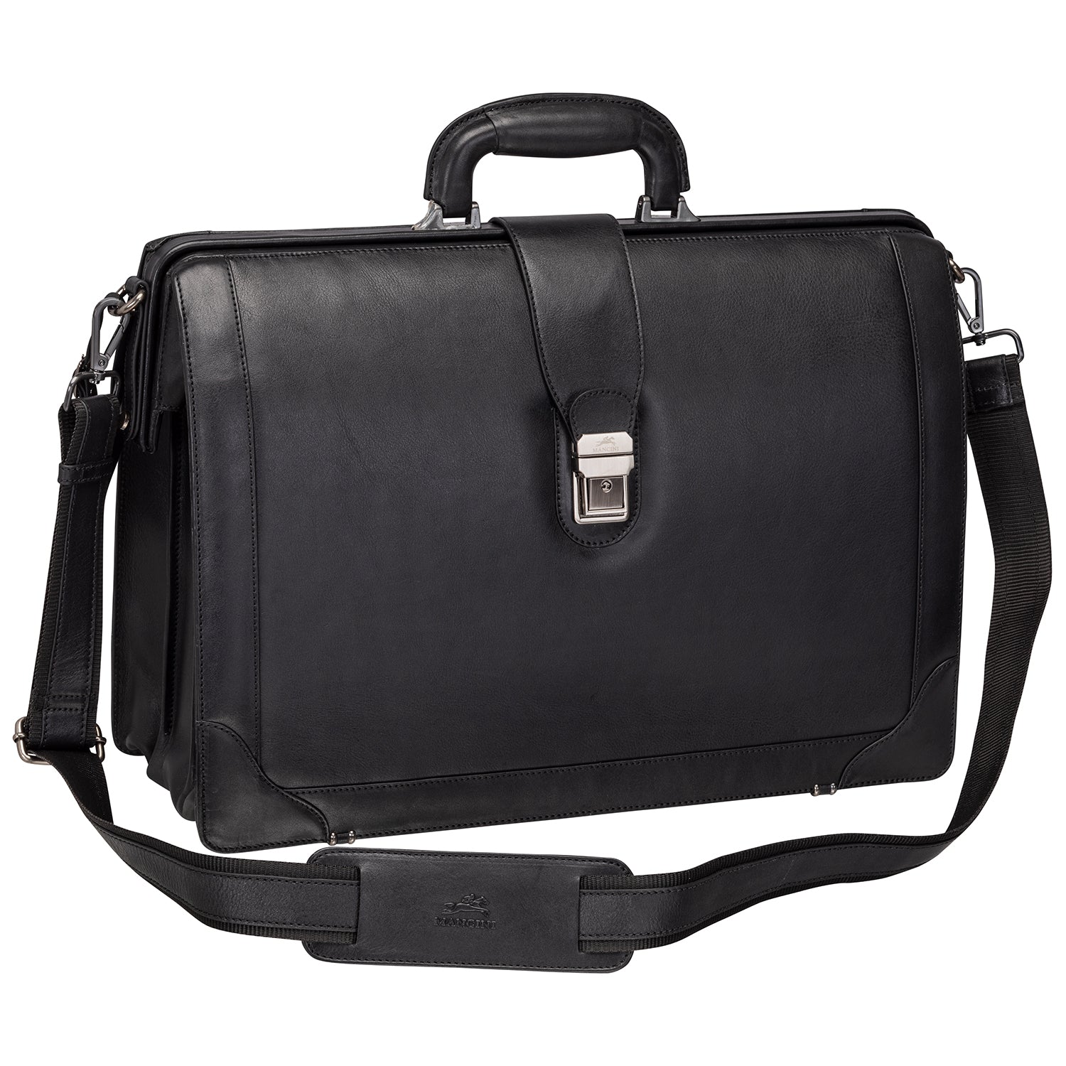 Mancini MILAN Luxurious Litigator Briefcase Pocket for 17.3” Laptop