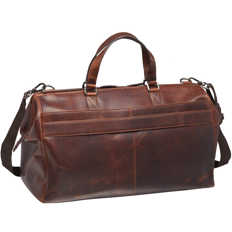 Mancini Buffalo Dowel Rod Duffle Bag for Carry-On Travel