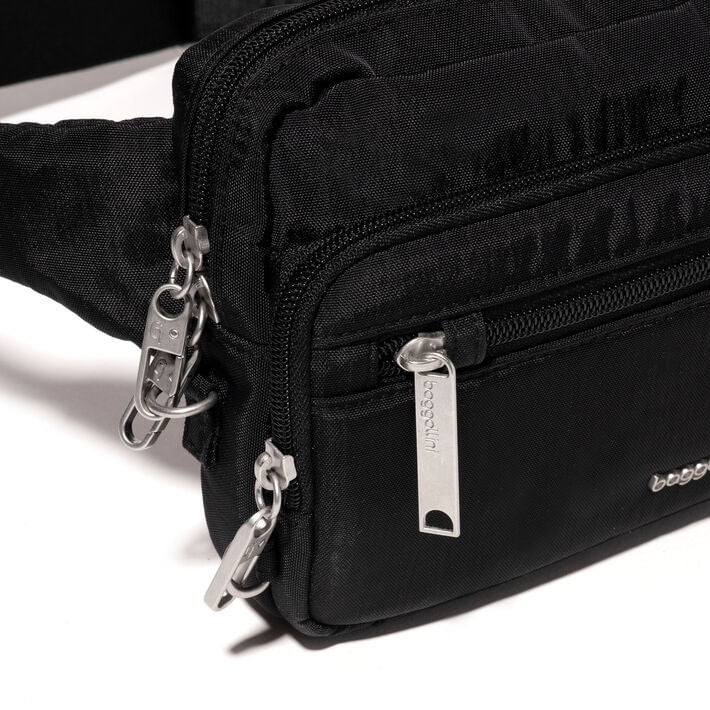 Baggallini Securtex Anti-Theft Belt Bag Sling