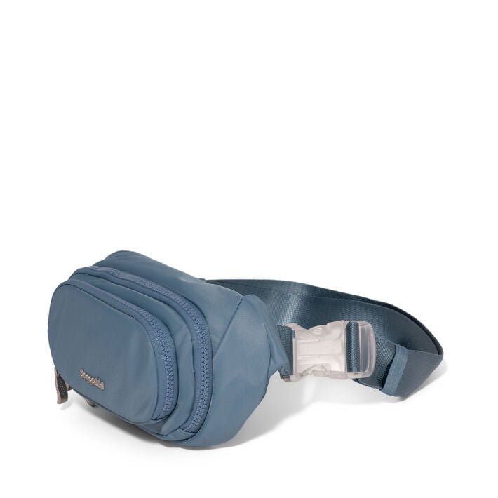 Baggallini On The Go Belt Bag Waist Pack - Cornflower Twill