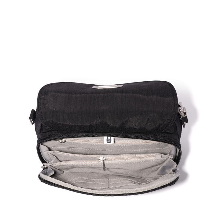 Baggallini Coastal Flip Lock Camera Bag Crossbody