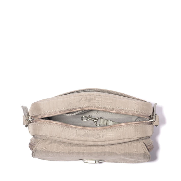 Baggallini Coastal Flip Lock Camera Bag Crossbody
