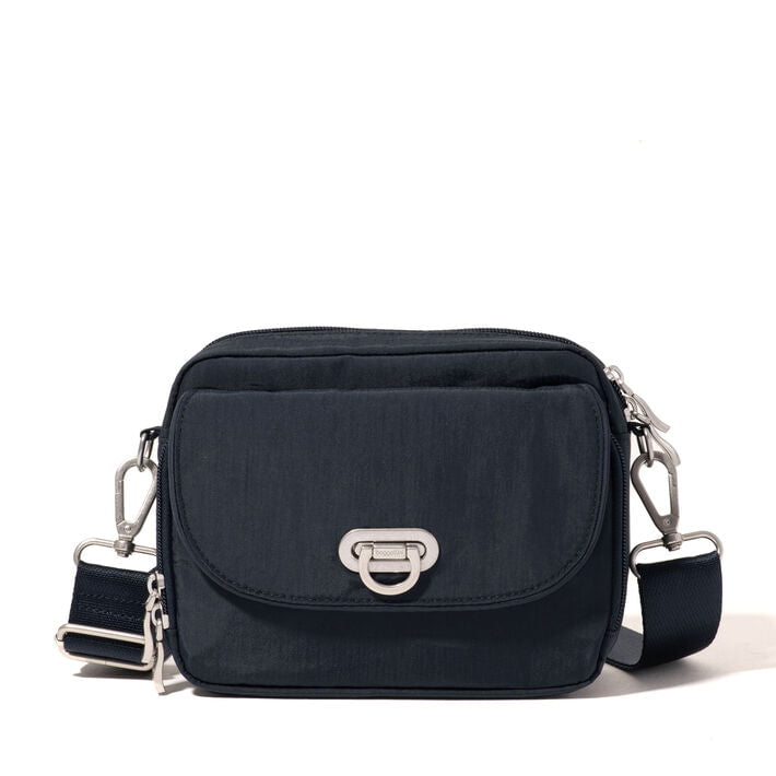 Baggallini Coastal Flip Lock Camera Bag Crossbody