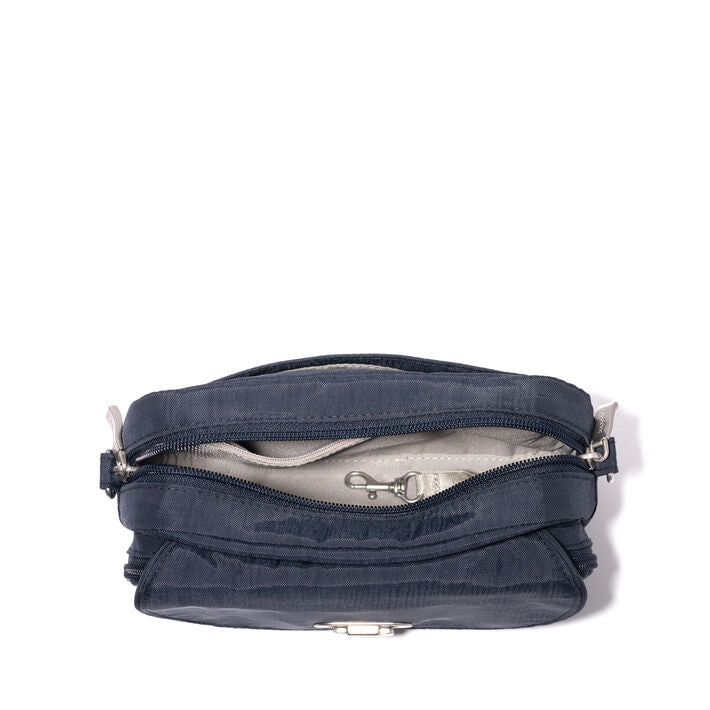 Baggallini Coastal Flip Lock Camera Bag Crossbody