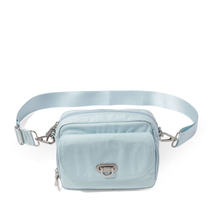Baggallini Coastal Flip Lock Camera Bag Crossbody