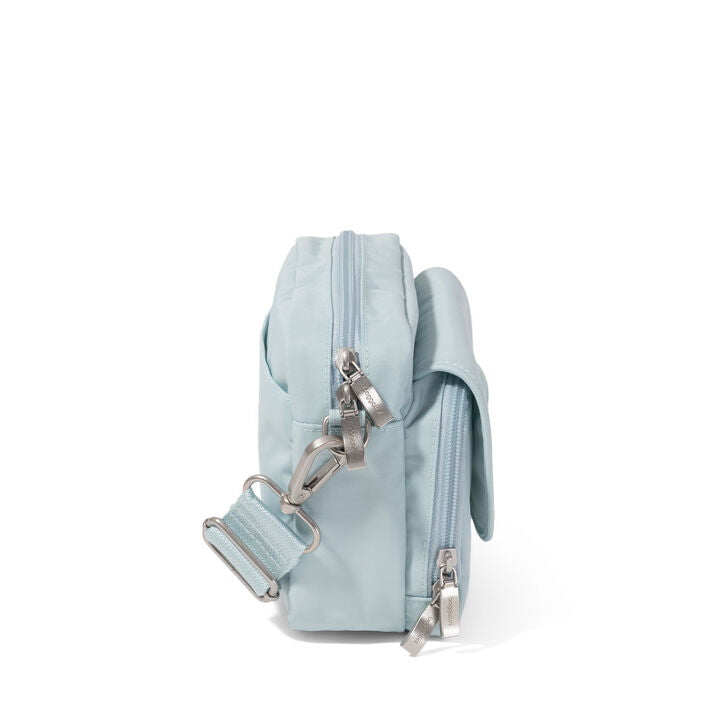 Baggallini Coastal Flip Lock Camera Bag Crossbody