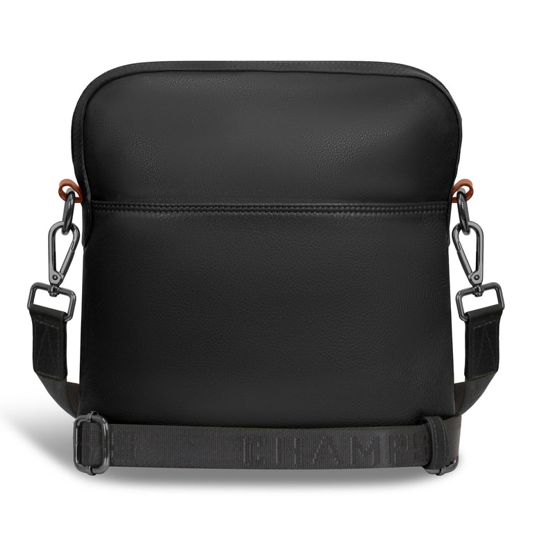 Champs Onyx Leather Cross-Body Bag