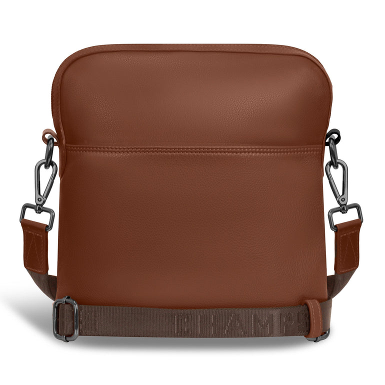 Champs Onyx Leather Cross-Body Bag