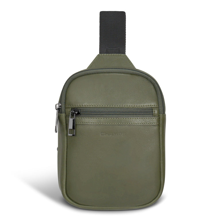Champs Onyx Leather Holster Cross-Body Bag